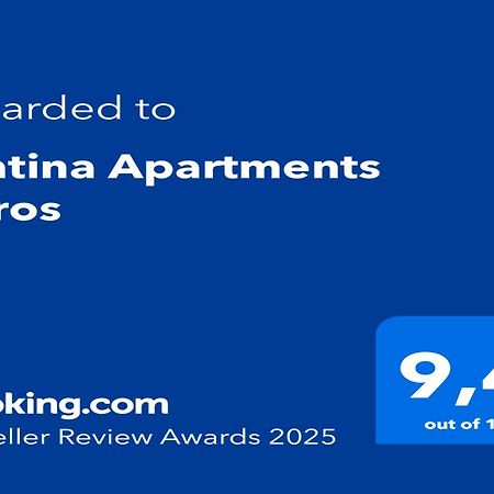 Matina Apartments Tyros Luaran gambar